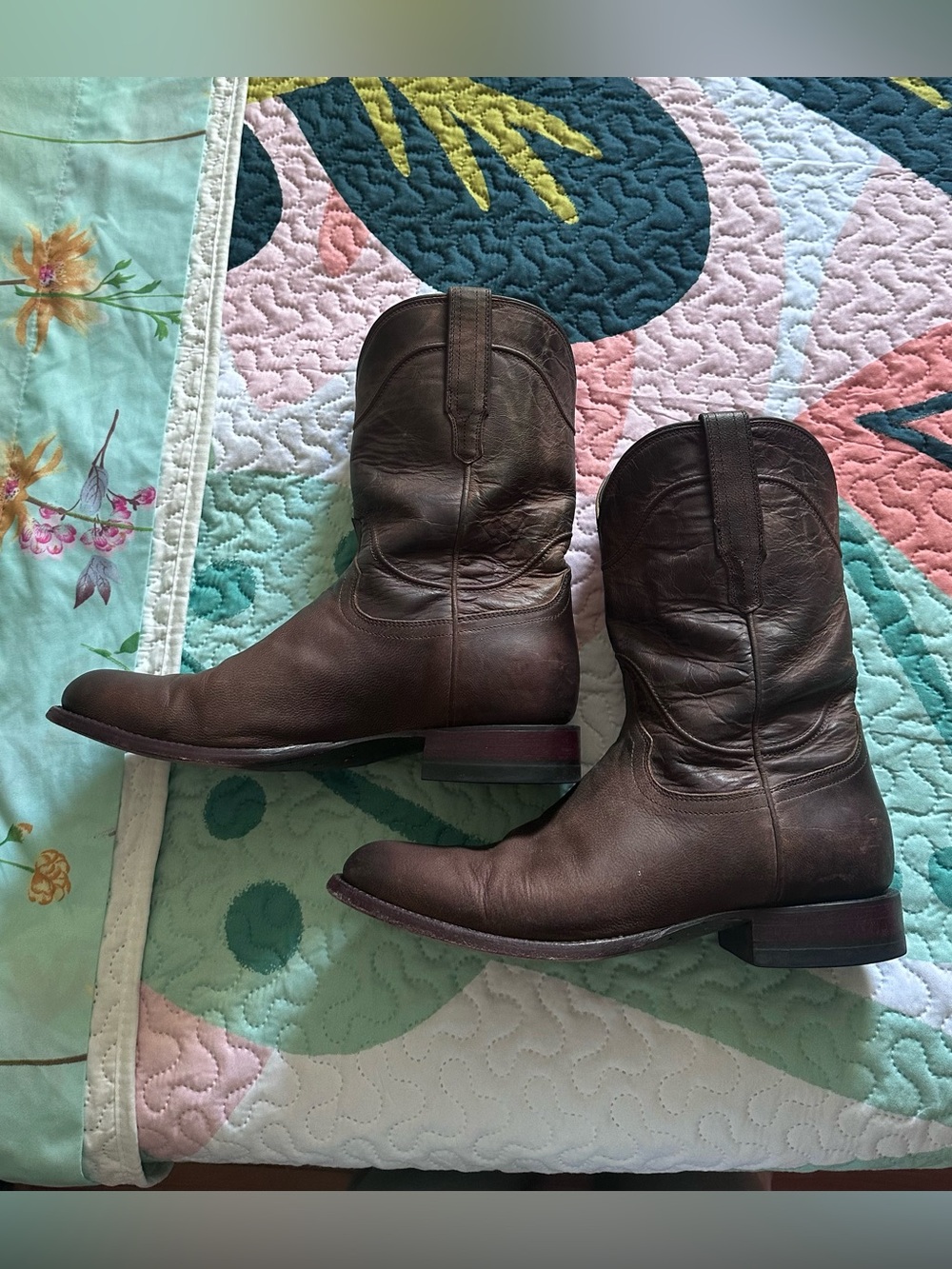 Tecovas Dark Brown Classic Western Leather Boots